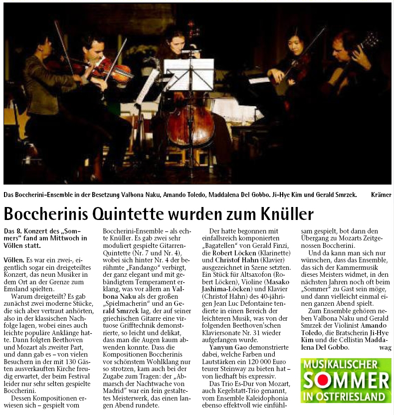 "Emder Zeitung" Juli 2011